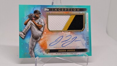 2024 Topps Inception Jared Jones RPA /50 Rookie Patch Auto | eBay
