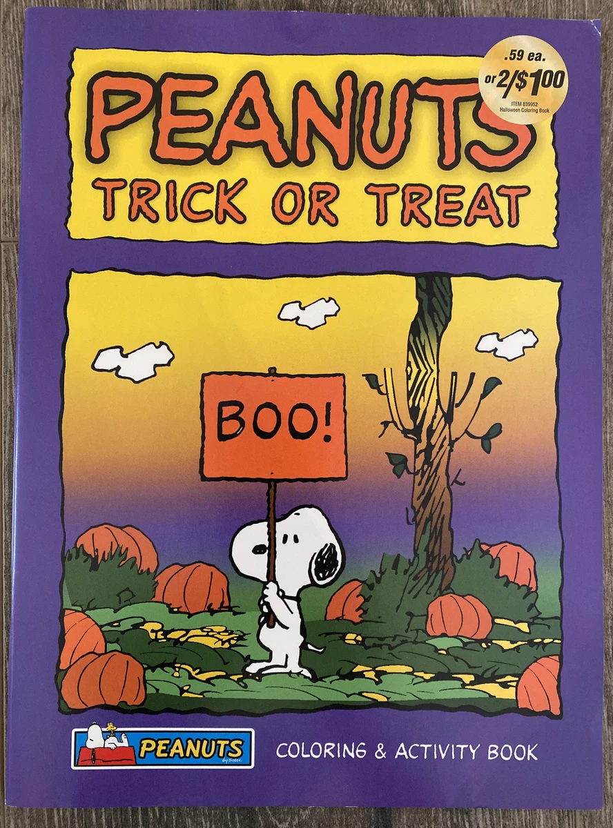Snoopy Halloween Coloring Page
