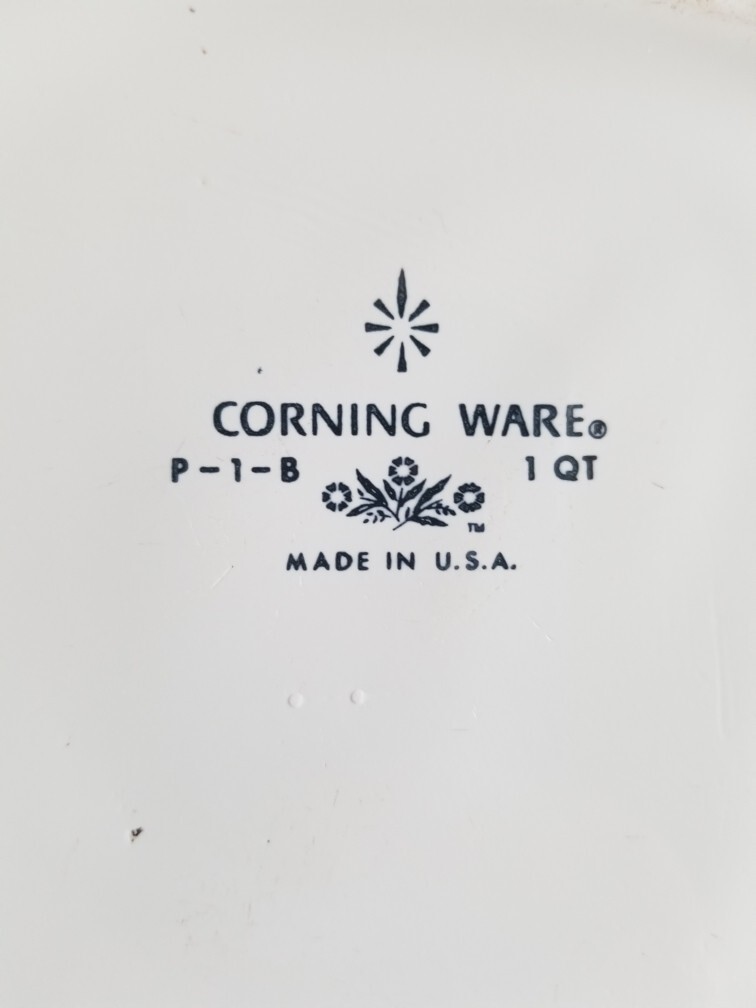 RARE vintage corning ware blue cornflower set eBay