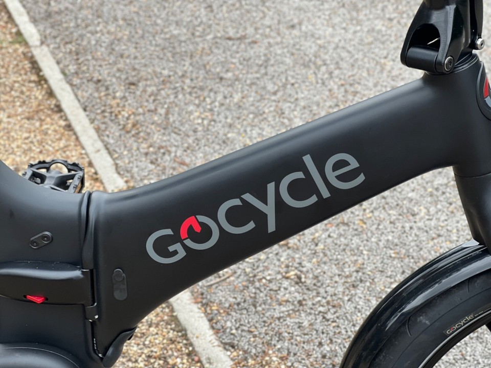 Gocycle G4i folding ebike Matte Black with travel case very low