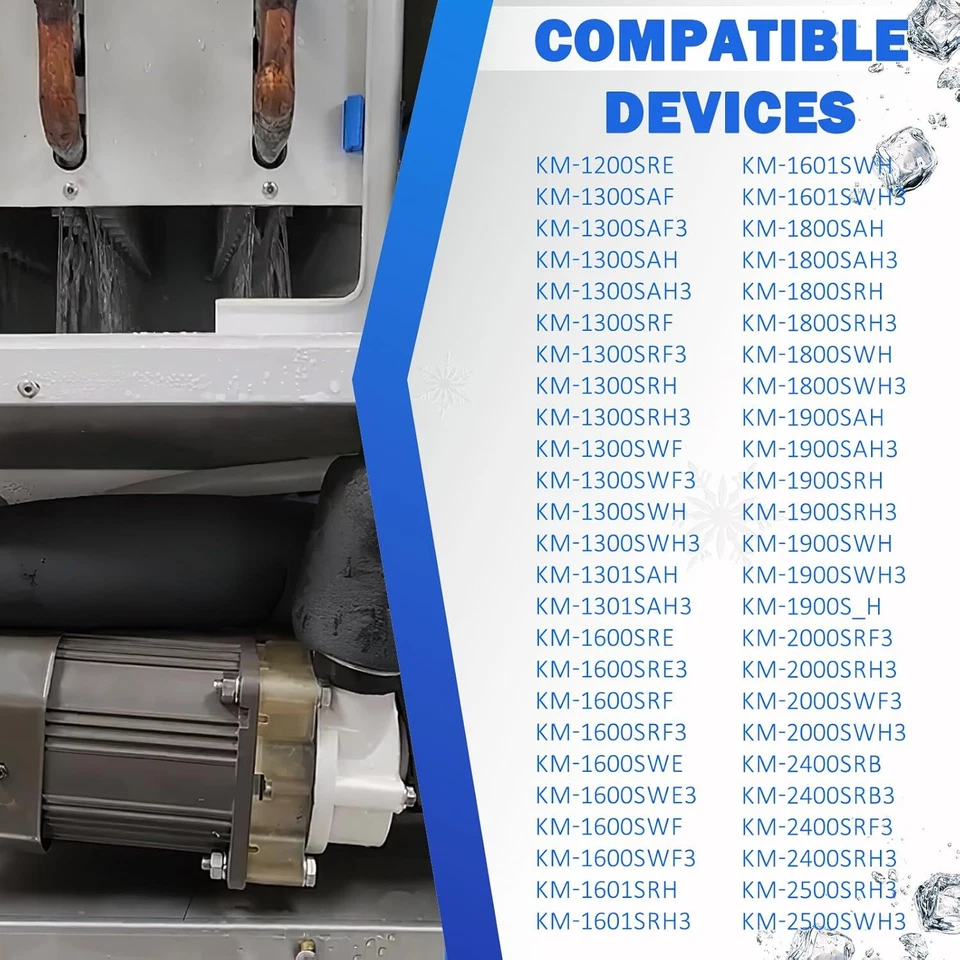 Двигатель ледяной машины S-0730 для серии Hoshizaki KM 120 В 60 Вт S-0730 KM-1200S 1300S - Изображение 3 из 4