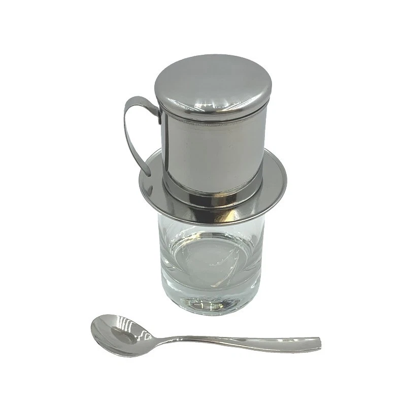 Vietnamese Coffee Maker Filter Phin with Glass Portable Cup IDEAL GIFT SET 2026