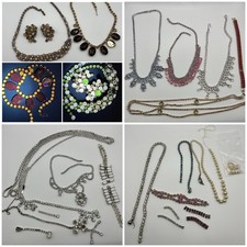 Vintage Schmuck REPARATUR Konvolut Joseph Warner, Löwe Glas, Leru, Cadmium Uran 