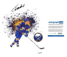 BUFFALO SABRES-RYAN JOHNSON SIGNED AUTOGRAPHED 8X10 PHOTO HOCKEY PROSPECT