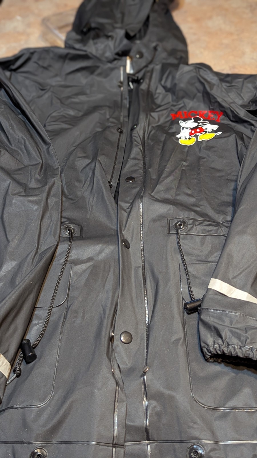 Osfa Black Jacket Hooded