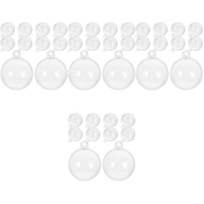  40 Stcs Aquarium Floating Ball Füllbare Kugel Ornamente klarer Fischtankkugel