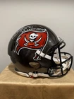 Mike Alstott Signed Authentic Helmet Tampa Bay Buccaneers w/ inscription / BAS