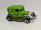 Vintage 1977 Hot Wheels A-OK Green Early Times Delivery Truck Ford Hong Kong