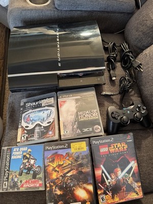 Sony PlayStation 3 PS3 Console CECHE01 80GB Backward Compatible With Games