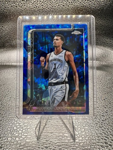2025-26 Topps Chrome Update Sapphire Victor Wembanyama #22 Spurs 🔥
