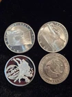 4 Silver Rounds .999 Fine Lot of 4 Silver Rounds 4 Troy Ounces Pure Silver