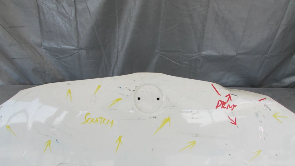 BMW 128I E82 2008-2009-2010-2011-2012-2013 CAPÓ CUBIERTA BLANCO ALPINO OEM Foto 4 de 4