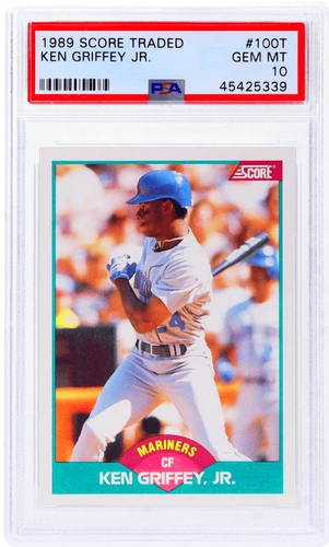 1989 Score Traded Ken Griffey #100T PSA 10 Rookie RC