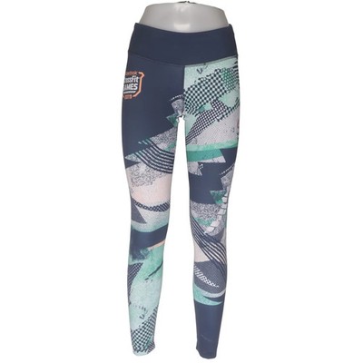 Reebok Crossfit, Sportleggings, Größe: S, Speedwick, Blau/Mehrfarbig #myF
