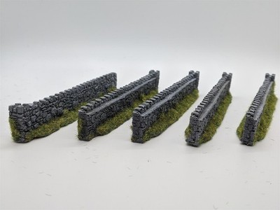 Pack of 5 OO gauge Urban walling - Javis PW4