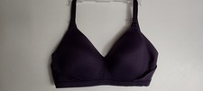 Warner's SIZE M/M EGGPLANT No Side Effects Back Smoothing Lift Bra RN2231A