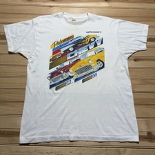 Vintage 80s 90s Performance 55’ 56’ 57’ Chevy Bel Air Hot Rod Art Shirt Size XL