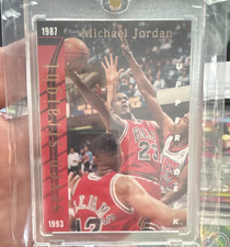 Upper Deck Scoring Kings 2-Card Lot Michael Jordan Wilt Chamberlain SP3 1993