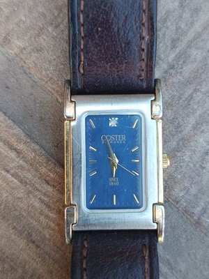 Vintage Coster Blue Diamond Women's Watch
