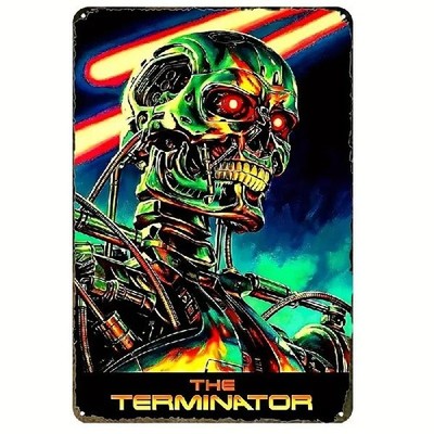 Blechschild The Terminator Nostalgie Vintage Retro  Metallschild  TEL2379