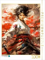 Calvendo Puzzle Samurai, The Bravest Fighter | 1000 Pieces, Finished Size 25.2 ×