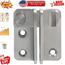 L-Size Heavy Duty Flip Latch Lock - Rust Resistant Brushed Stainless Steel
