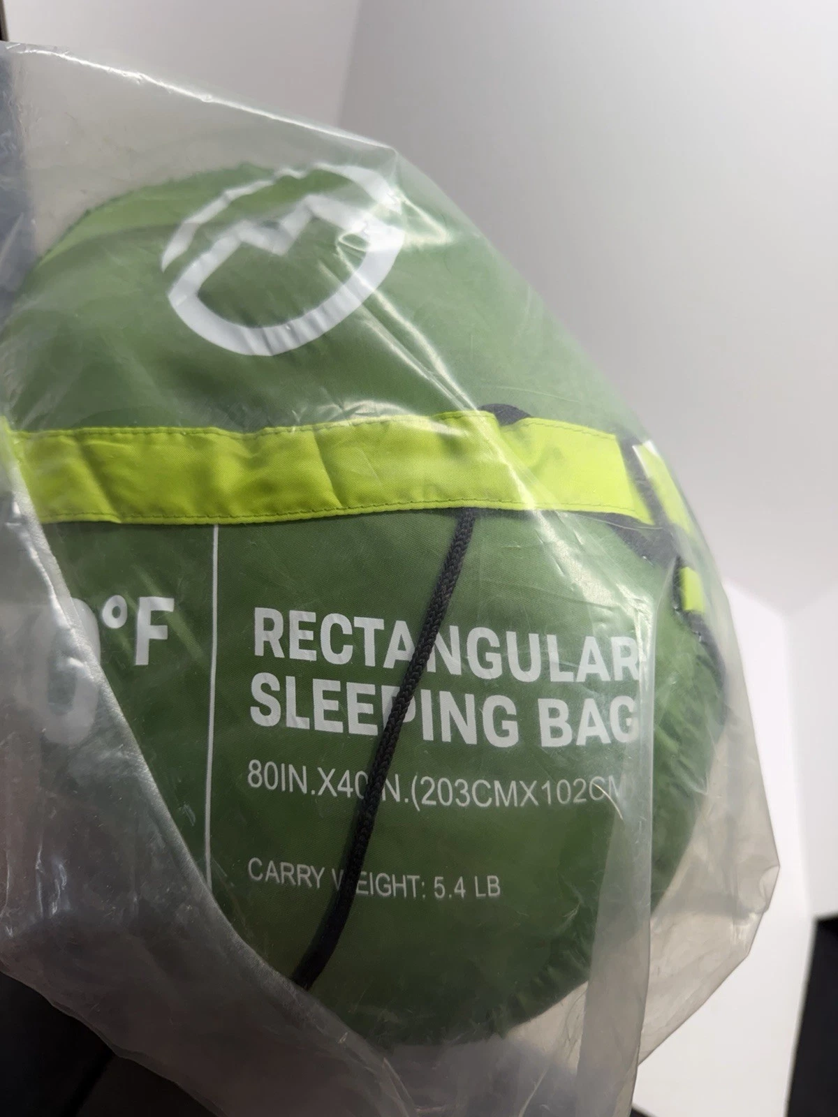 Magellan Outdoors 30 Degrees Rectangular Sleeping Bag New In Bag Green 80in X 40