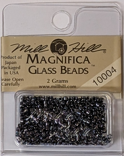 Mill Hill MAGNIFICA Beads #10004 Jet 2g Pack Discontinued NOS - Picture 1 of 2