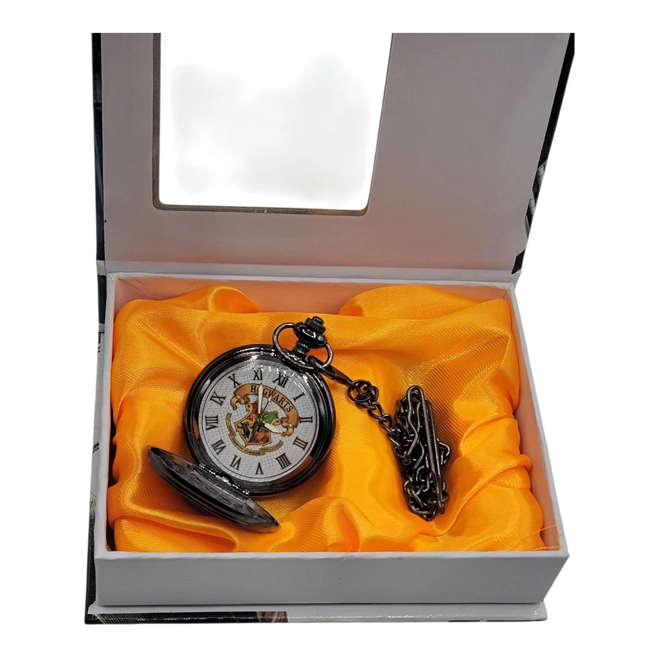 Harry Potter Ravenclaw Vintage Cosplay Costume Quartz Pocket Watch With Gift Box - Image 3 of 4