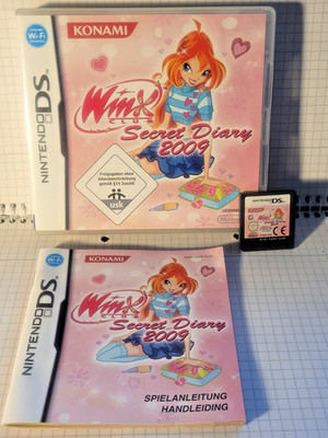 Winx Club Secret Diary 2009 Nintendo Ds lite i xl + 3Ds 2Ds 