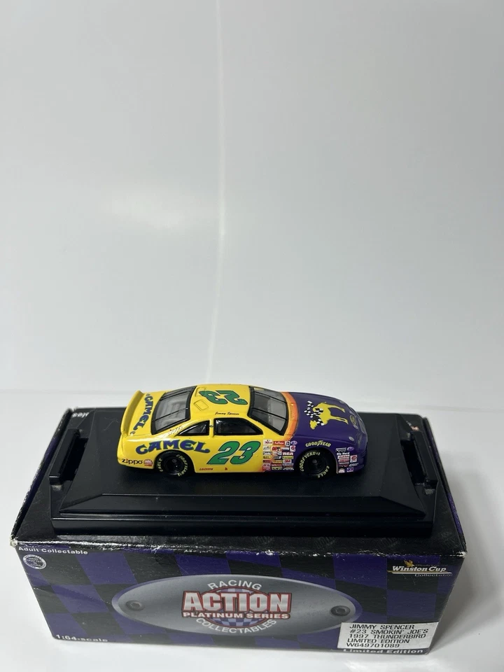 Jimmy Spencer 1997 #23 Smokin Joes Thunderbird 1:24 Action Platinum Nascar - Imagem 4 de 4