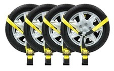 4 Pack 2x14 Lasso Ratchet Strap Flat Hook Wheel Net Auto Tow Towing Tie Down 4 Pack 2x14 Lasso Ratchet Strap Flat Hook Wheel Net Auto Tow Towing Tie Down