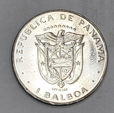 1 Balboa 1976 Panama Cuni BU 