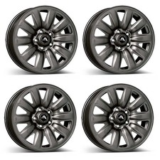 4 Stahlfelgen Alcar 200001A 6.5Jx16 ET46 5x112 für Audi A3