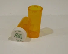 Prescription Medicine Vials 6 Dram AMBER-6 Pack-FREE SHIPPING-Pharmacy Grade