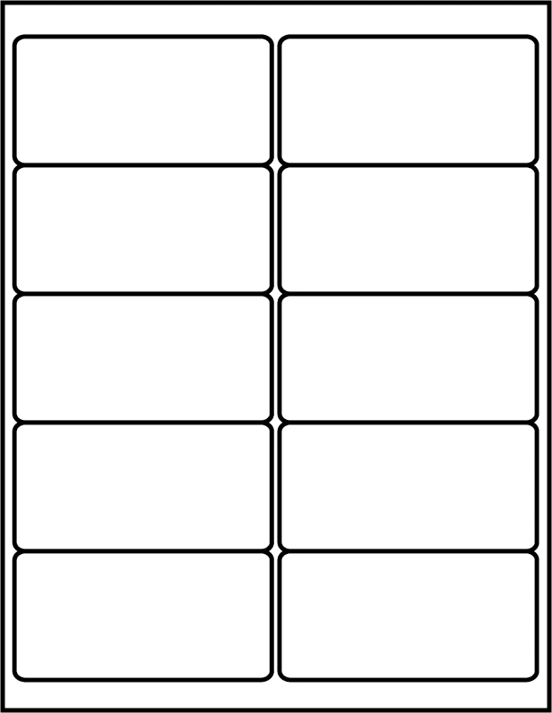 25 Sheets Inkjet Photo Quality Glossy 4 x 2 Inch labels #4020JG - Image 3 of 4