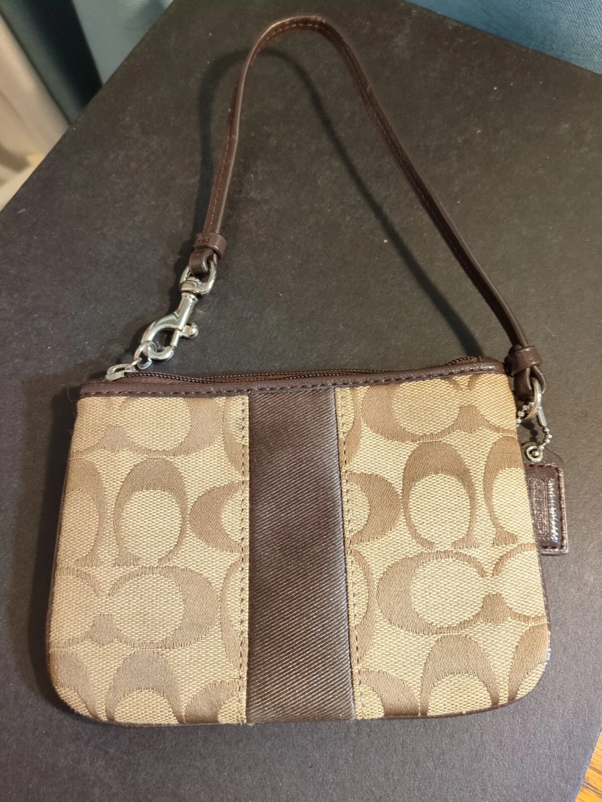 POLSINO COACH 4x6 CHIUSURA CON CERNIERA TASCHE INTERNE CINTURINO DA POLSO