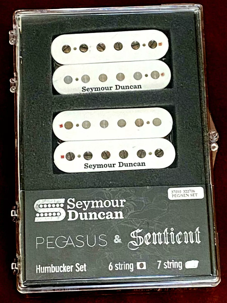 Seymour Duncan Pegasus Bridge & Sentient Neck 6 String White ...