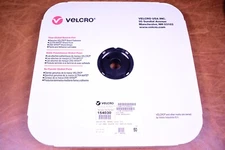 1" VELCRO® Brand Loop Side ONLY Sew On Black Strip 50 Yard Roll
