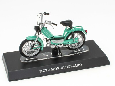 Moped MOTO MORINI DOLLARO 1/18 Leo Model Motorrad Miniatur Motorcycle M007