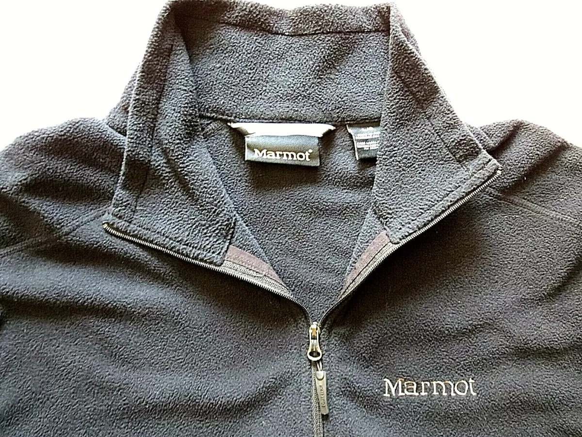 JERSEY NEGRO MARMOT BRIDGEPORT LANA 1 2 CREMALLERA PARA HOMBRE TALLA L G