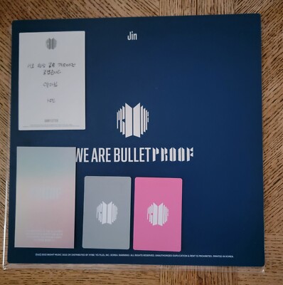 BTS Proof Collector’s Edition SET JIN BTS Proof Collector's Edition JIN Seokjin Premium Photo and