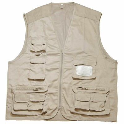 Cortland Fly Fishing Vest Size XL-XXL Multiple Compartments D-Ring Rod Pocket