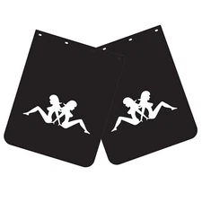 24"x30" Mud Flaps for Semi Truck Trailer  1 Pair 3/16"Thick HD Mudguards Black