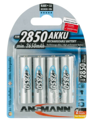 5035212 Ansmann Mignon Batterie 4 x AA-Typ NiMH (wiederaufladbar) ~D~