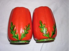 #A  Maruhon Ware - Occupied Japan Tomato Salt and Pepper EXCELLENT COND
