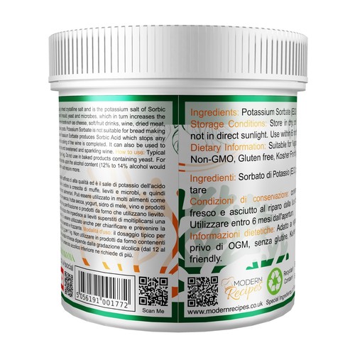 Potassium Sorbate - Premium Quality Vegan Friendly Non-GMO Gluten Free - Picture 13 of 21