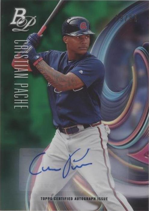 2018 Bowman Platinum - Cristian Pache #TOP-21 for sale | eBay