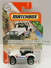 2020 MATCHBOX WHITE JEEP 4X4, MBX MOUNTAIN SERIES, MBX #80, VHTF