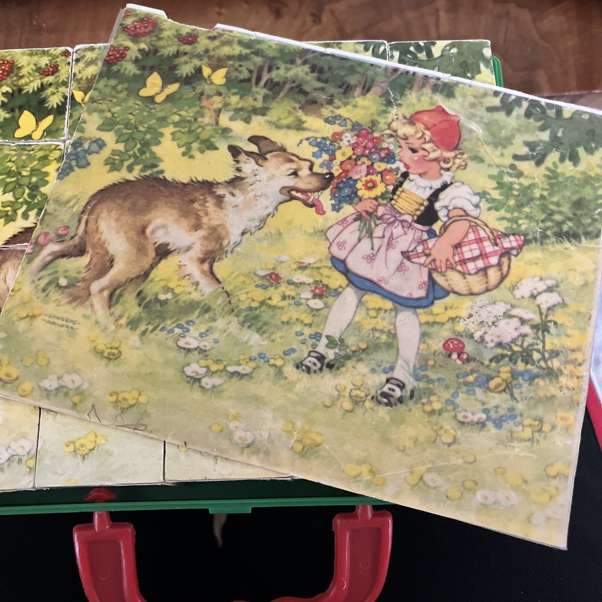 Vintage Eichhorn German Block Puzzle Fairy Tales with Case | eBay